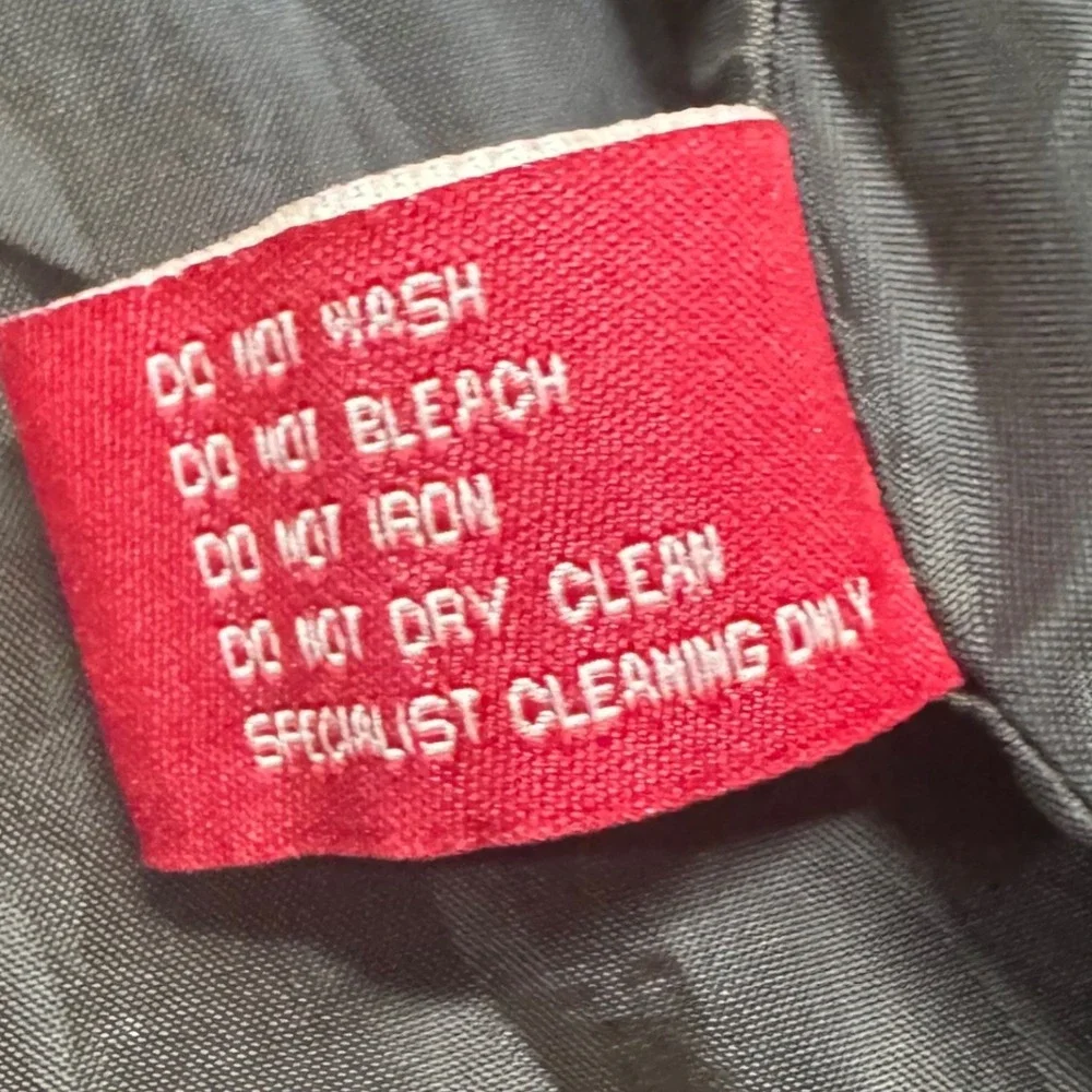 Jennyfer J VTG Y2k Women's Brown Leather Pennylane Coat Jacket S/M Retro Western - Picture 5 of 8